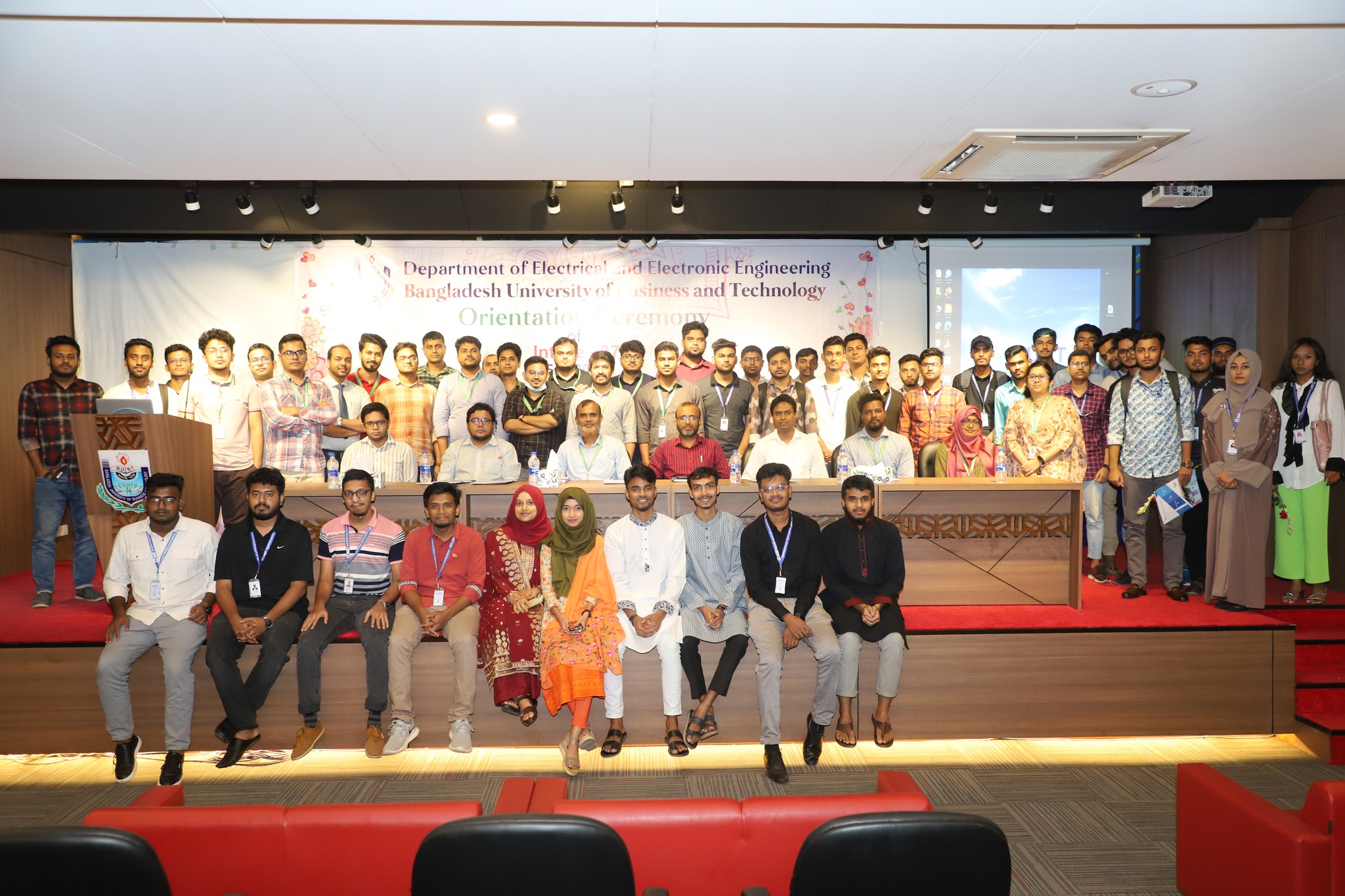 The department of EEE welcomes the new 37th Intake with an eventful and auspicious orientation program