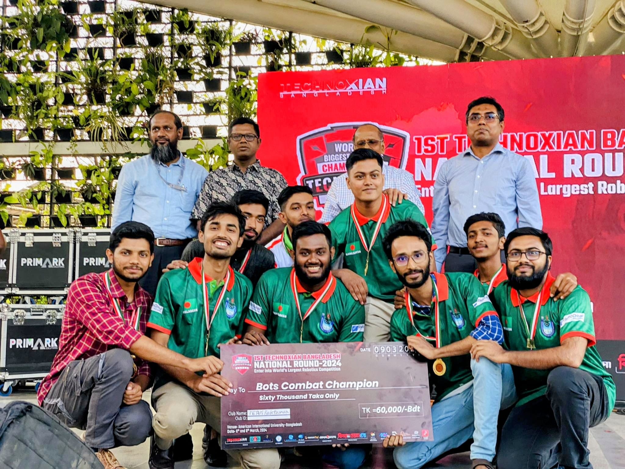 Team Kaktarua Became Champion at The 1st TechnoXian Bangladesh National Championship-2024